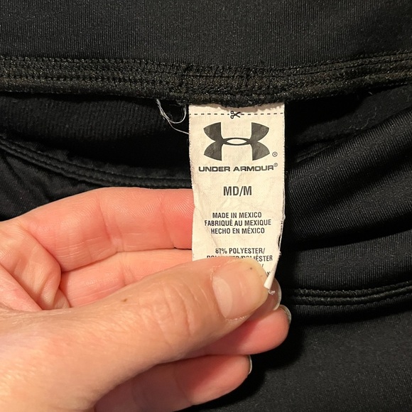 Under Armour Jet Black Active Leggings - Picture 2 of 11